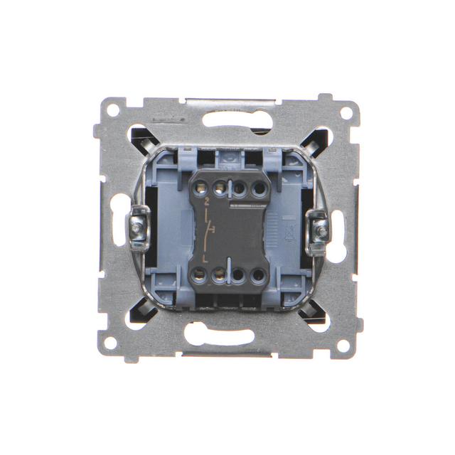 Simon 54 Przycisk „dzwonek” 16A z. śrub. czarny