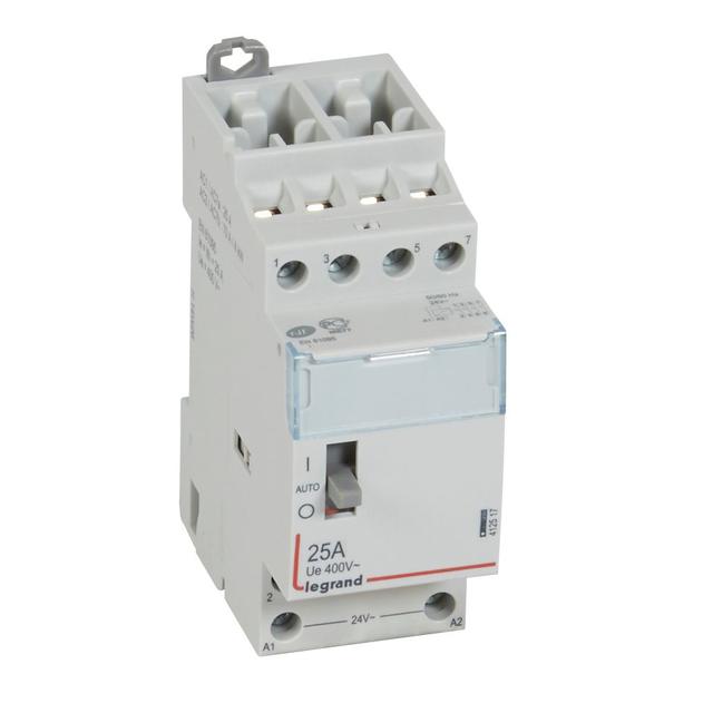 STYCZNIK MODUŁOWY SM 425 25A 24V 4NO Z MANIPULATOREM, Legrand