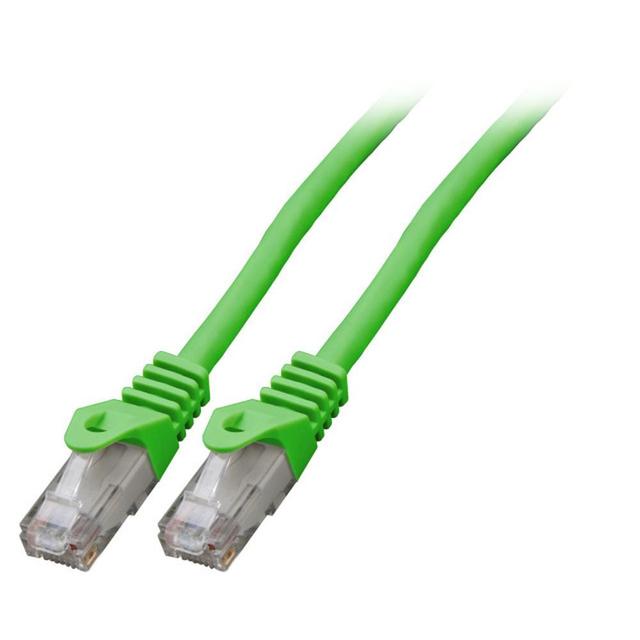 Patchcord RJ45 U/UTP kat. 6 LSZH CCA zielony 3m