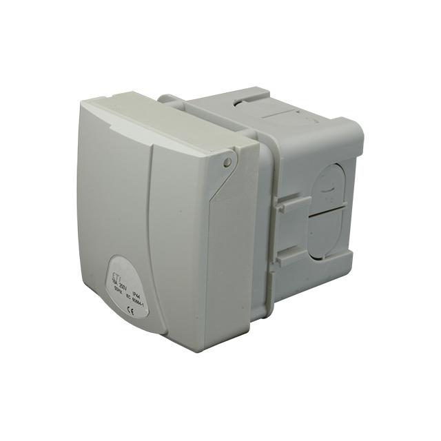 32A 400V Gniazdo tablicowe proste z puszką podtynkową IP44 EZB 3253 004482101 ETI