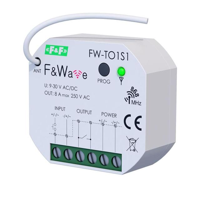 Radiowy jednokanałowy sterownik do bram i furtek F&F