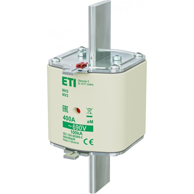 Wkładka topikowa NH silnikowa KOMBI NH3 aM 400A 690V 004186429 ETI