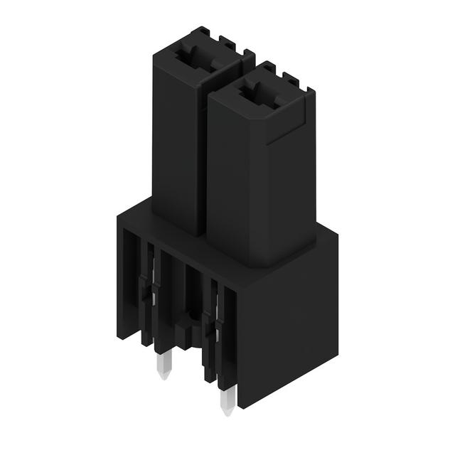 BVL 7.62HP/02/180 3.5SN BK BX Wtyki PCB (złącza płyty), 7.62 mm, Liczba biegunów: 2, kąt odejścia: 180° /100szt./ 1928610000 WEIDMÜLLER