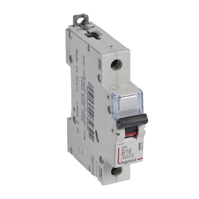 WYŁĄCZNIK NADPRĄDOWY S 301 1P B 16A 6000A SERII DX3, Legrand