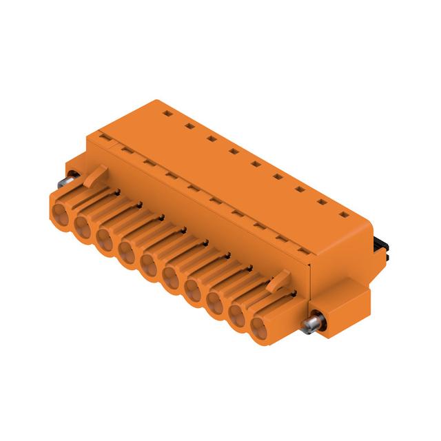 BLF 5.00HC/10/180F SN OR BX Wtyk PCB (złącze wiązki), 5.00 mm, Liczba biegunów: 10, PUSH IN, Złącze sprężynowe /30szt./ 1017520000 WEIDMÜLLER