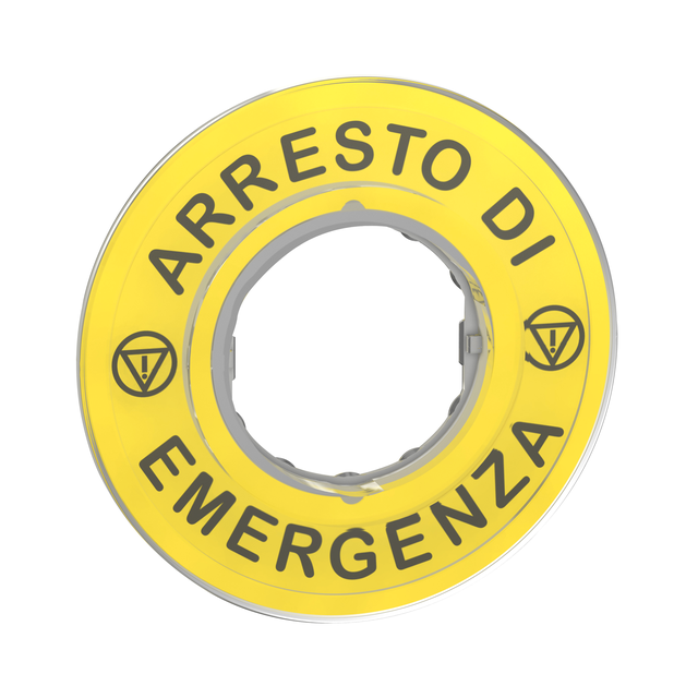 Etykieta 3D ARRESTO DI EMERGENZA ZBY9620 Schneider