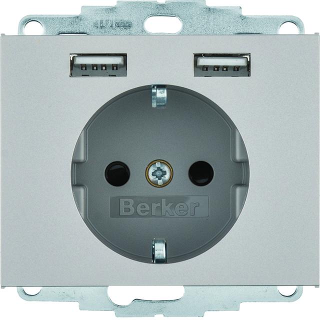 "K.5 Gniazdo SCHUKO z gniazdem ładowania USB 2,4 A