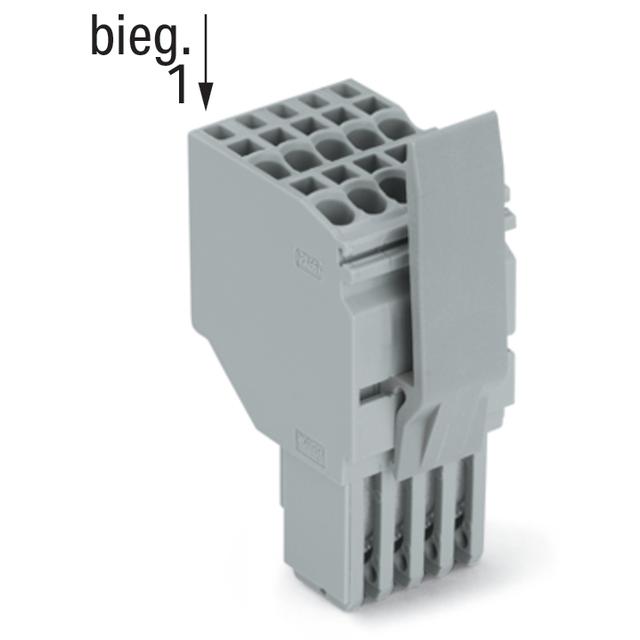 2-przewodowe gniazdo /20szt./ WAGO
