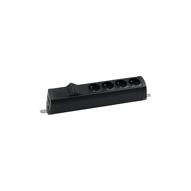 "Simon 480 TS48-230E400K0-44 Listwa poszerzona 4 gn. typ E i płytka 2xRJ45 keystone