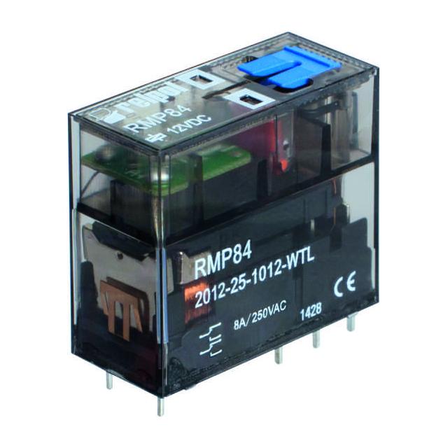 RMP84-2012-25-1110-WT Przekaźnik elektromagnetyczny, miniaturowy, do obwodu drukowanego i gniazda wt