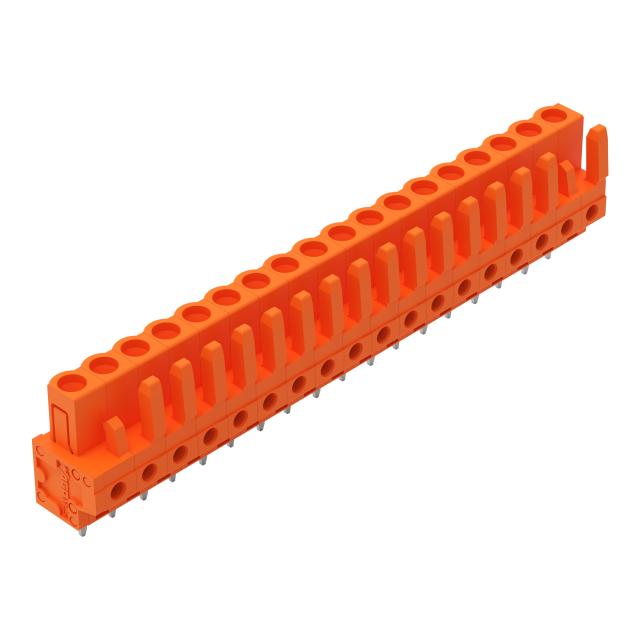 MCS-MIDI Classic gniazdo 18-bieg. pomarańczowe raster 5,08 mm /25szt./ WAGO