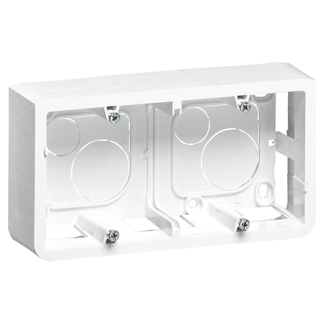 Mosaic Puszka Natynkowa 4,5 Lub 2x2 Moduły Poziomo 40Mm Do Uchytu 0802 52 080285 LEGRAND