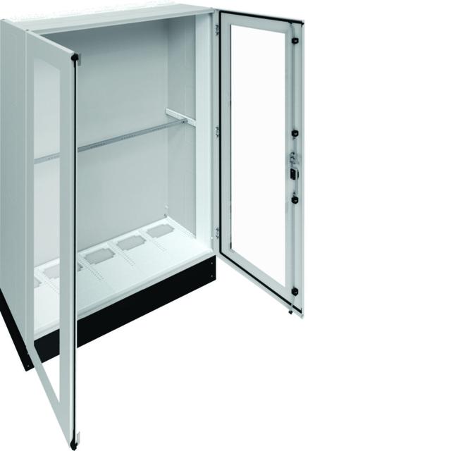 univers Rozdzielnica stojąca IP55 kl. I 1300x1850x400 + cokół 200mm drzwi transparentne FR25V2 HAGER
