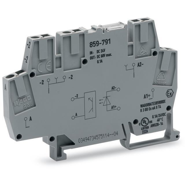 Złączka z optoseparatorem 24V DC / 60V DC / 100mA /10szt./ 859-791 WAGO