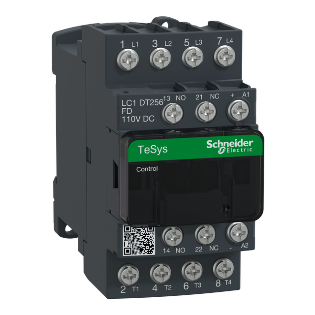 Stycznik mocy TeSys D AC1 25A 4P 1Z 1R cewka 110VDC zaciski śrubowe LC1DT256FD Schneider