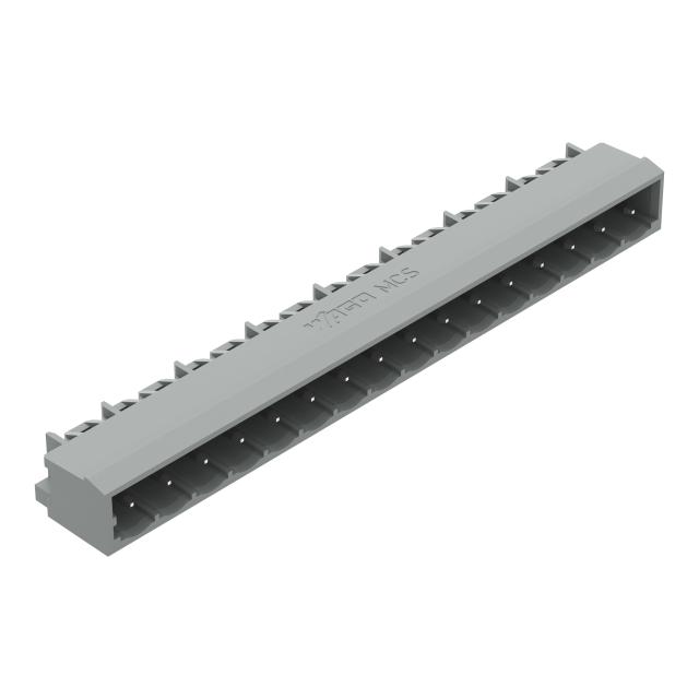 MCS-MIDI Classic wtyk 16-bieg. czarny raster 5 mm /50szt./ WAGO