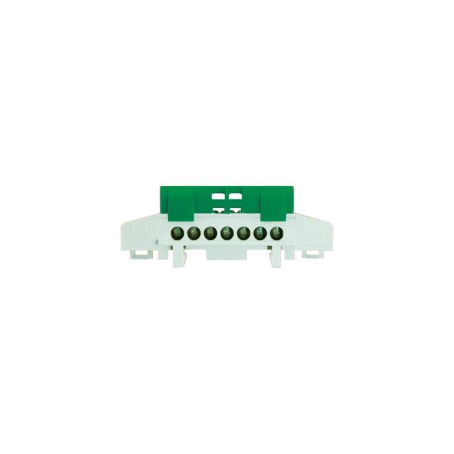 Listwa zaciskowa - 7 zielona, IP 20