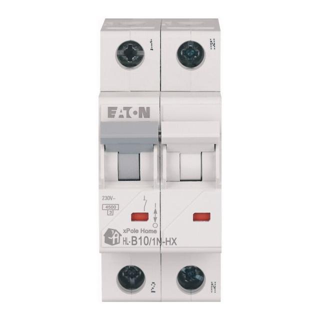 HN-B10/1N Wyłącznik nadprądowy 6kA B10A 1P+N 194839 EATON