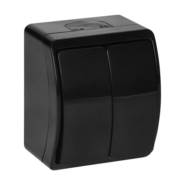 Łącznik świecznikowy n/t AQUATIC IP44 czarny OR-OE-7101/B ORNO