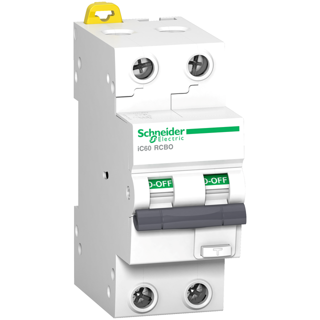 Wyłącznik różnicowonadprądowy Acti9 iC60RCBO-2-B20-30-A 10kA B20A 1P+N 30mA typ A A9D37220 Schneider
