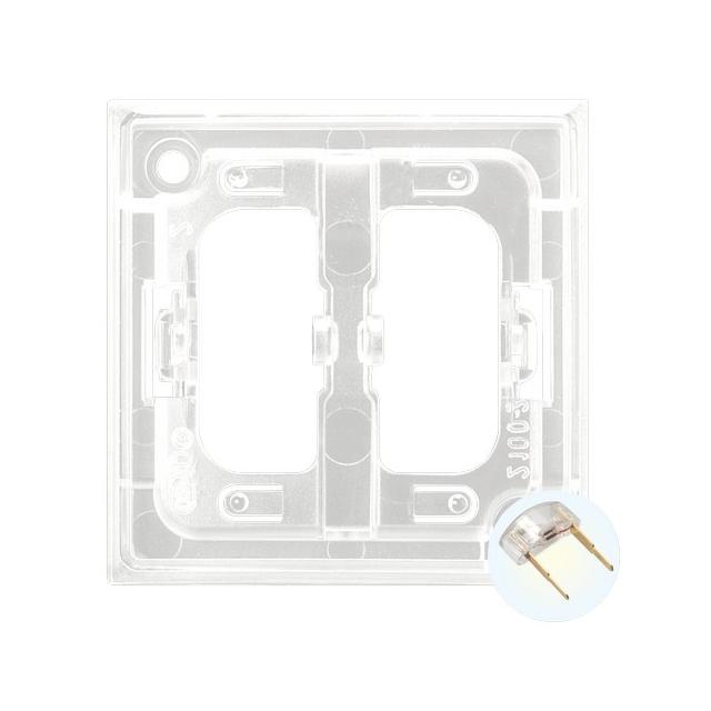 ARIA Zespół podświetlenia led biały - kolor bezbarwny