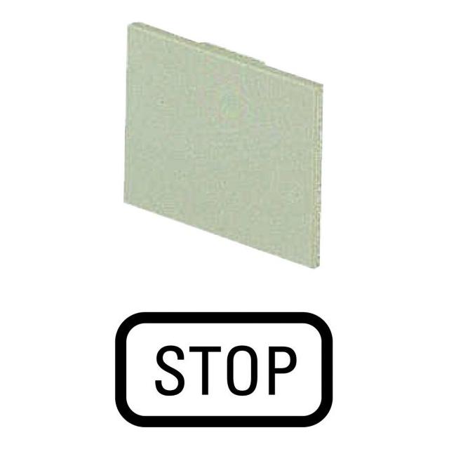 110SQ25 TABLICZKA OPISOWA STOP