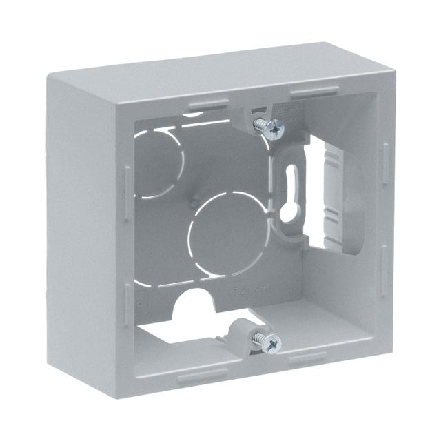 SUNO - Pojedyncza puszka natynkowa, Aluminium, Legrand