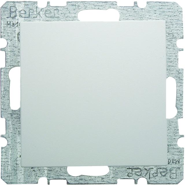 BERKER S.1/B.3/B.7 Zaślepka z płytką czołową z cokołem i pazurkami biały 6710091909 HAGER