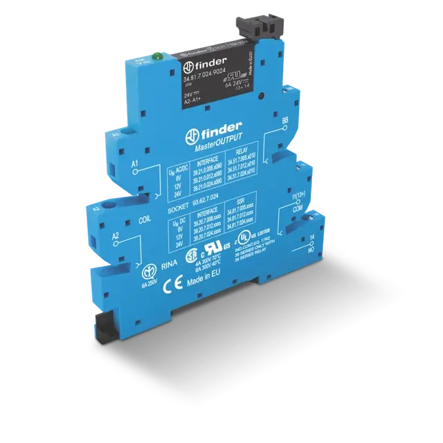 Przekaźnik interfejsowy SSR 1 Z; 6A; ster. 230…240V AC; wyjście 1,5…33V DC, 39.20.8.230.9024