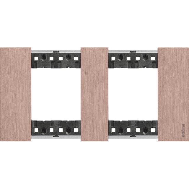 Living Now - Ramka 2x2 Moduły - Copper Bticino  KA4802M2ZM LEGRAND