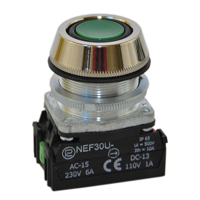 Przycisk NEF30-UKX zielony