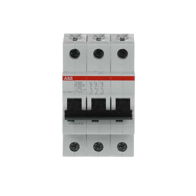 S203-K20 Wyłącznik nadprądowy 6kA 3P K20A 2CDS253001R0487 ABB