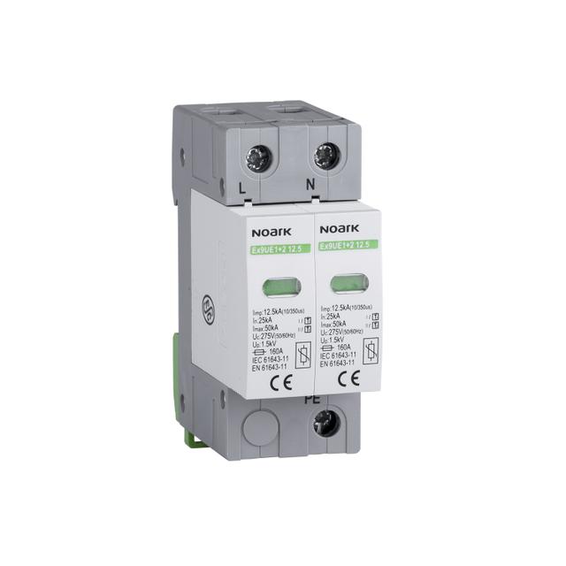 Ex9UE1+2 12.5R 2P 275 Ogranicznik przepięć typ T1+T2 275V AC 12 5kA wymienna wkładka 2P
