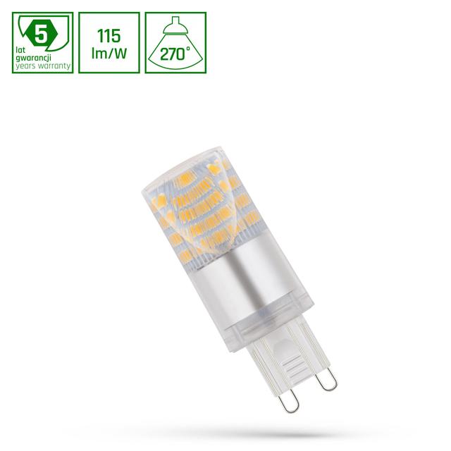 LED G9 230V 4W CW SMD 5 LAT PREMIUM SPECTRUM