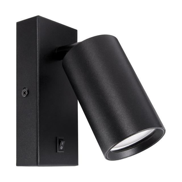 Oprawa dekoracyjna DARIA WLL GU10 BLACK 04094 IDEUS