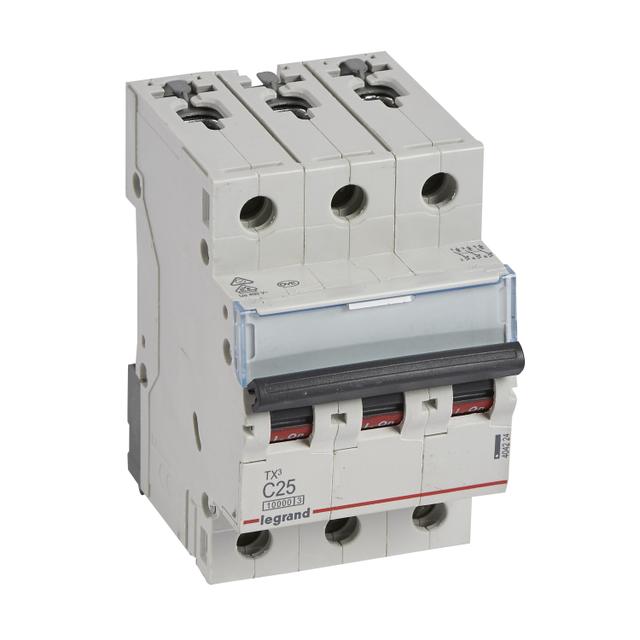 Wyłącznik Nadprądowy S 313 3P C25A 10000A TX3  404224 LEGRAND