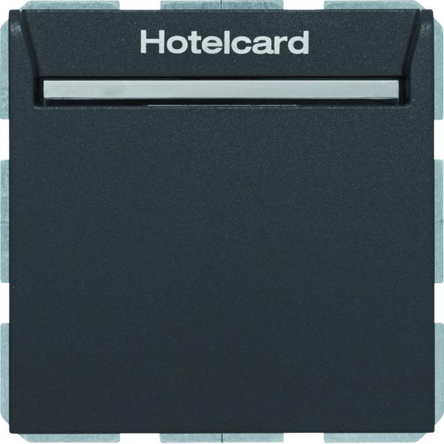 BERKER B.Kwadrat/B.3/B.7 Łącznik przekaźnikowy na kartę hotelową antracyt mat 16409906 HAGER