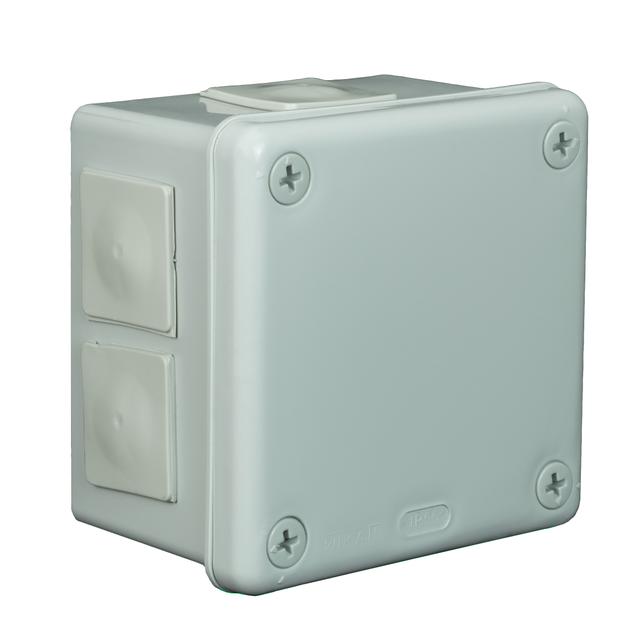VP-43 Puszka n/t 98x98x65mm IP55 6-wl dł.gum. popiel VP 043-03 61.150 OPATÓWEK