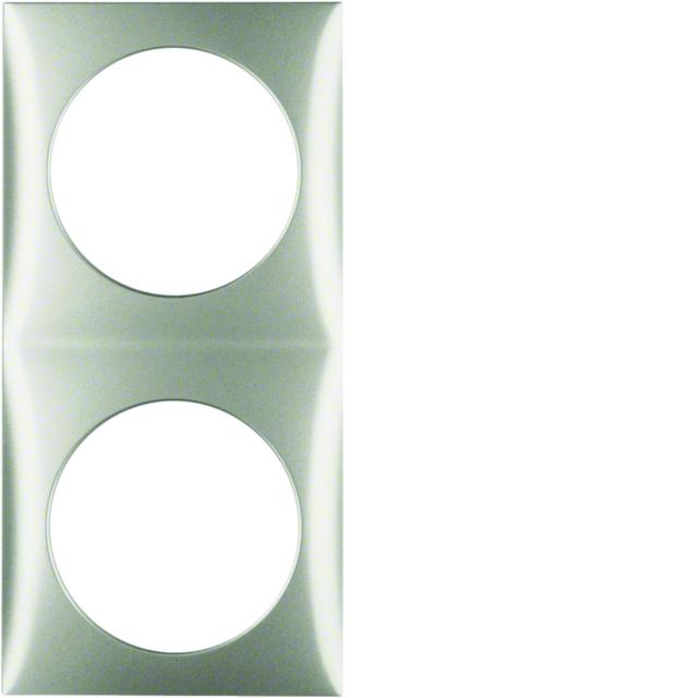 Integro Flow Ramka 2-krotna, stal szl, lak 918262524 HAGER