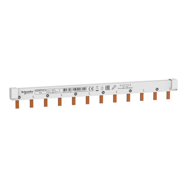 Szyna łączeniowa sztyftowa Easy9 PRO 63A 2P 12M EZ9XPH212 Schneider
