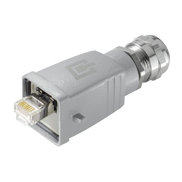 IE-PS-V05M-RJ45-TH Złącze wtykowe sieciowe modułowe, nr katalogowy 1963110000