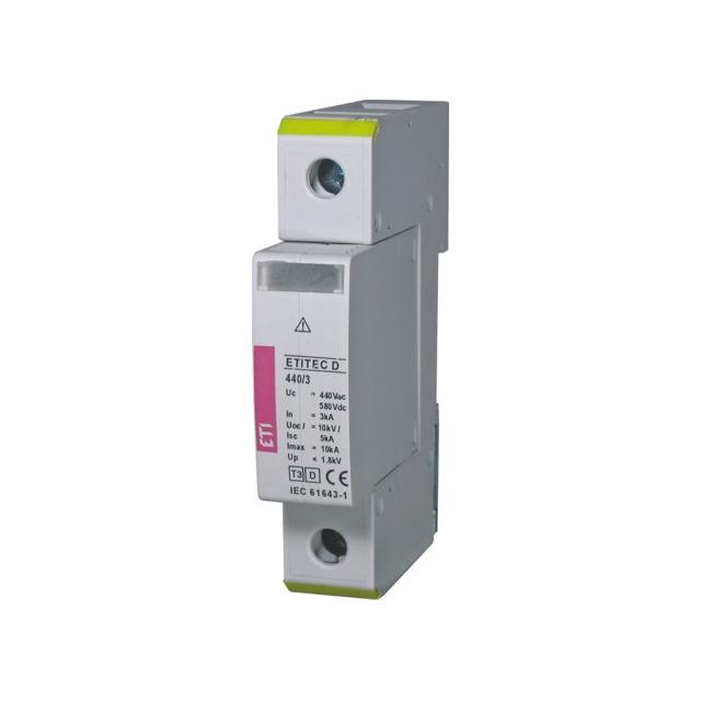 Moduł wymienny ogranicznika przepięć klasy D TEC D2 275/5 2+0 moduł wym. 002441616 ETI