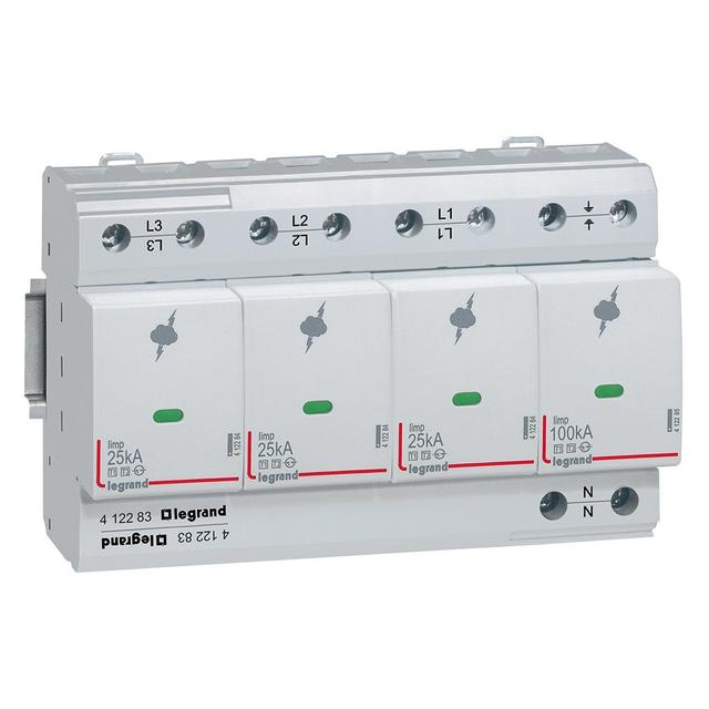 OGRANICZNIK PRZEPIĘĆ T1 25 KA 3P+N, Legrand