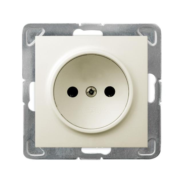 IMPRESJA Gniazdo pojedyncze - kolor ecru