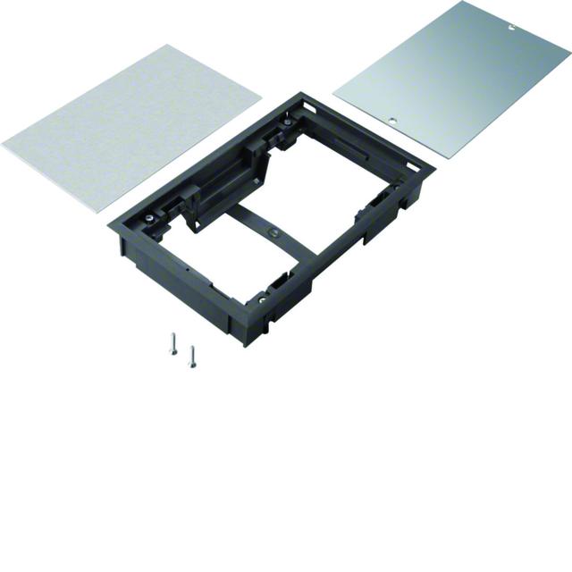 tehalit.VE-EE Pokrywa pełna płytki montaż E04 147X247 5mm czarny PA BDE04059005 HAGER