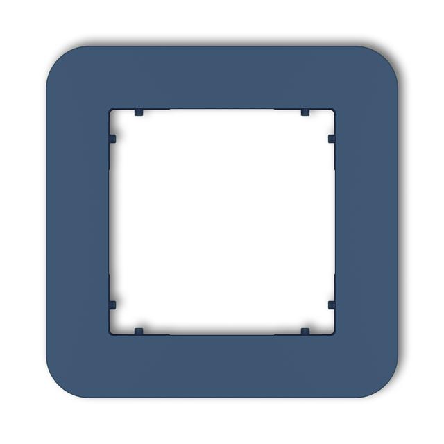 MINI Ramka pojedyncza zaokrąglona z tworzywa navy blue 64MRTZ-1 KARLIK