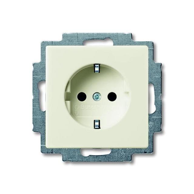 BASIC55 Gniazdo SCHUKO  kremowy