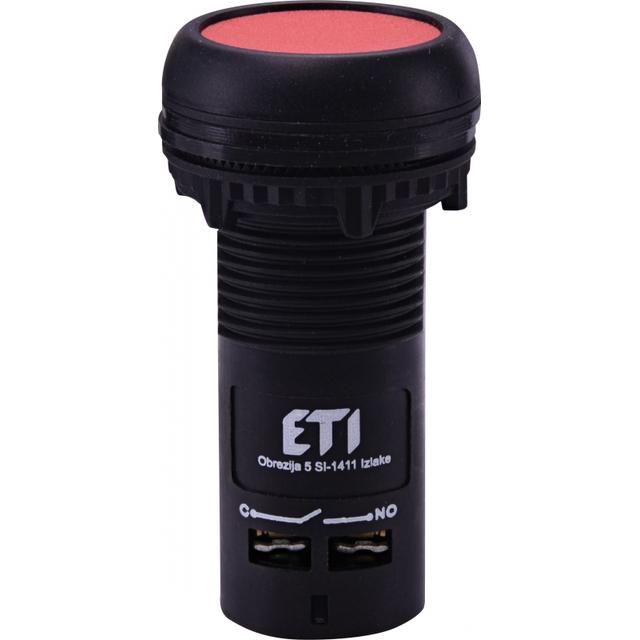 Przycisk kompaktowy z guzikiem krytym, 1NO, czerwony ECF-10-R 004771450 ETI