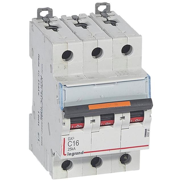 Wyłącznik Nadprądowy S323 C16 3P 16A 25Ka DX3 409781 LEGRAND
