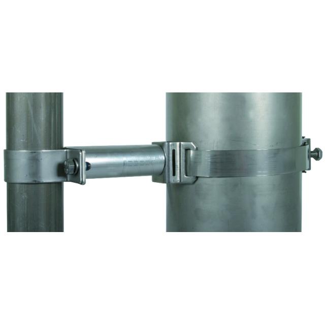 Element mocujący do rur wsporczych, stal nierdzewna NIRO